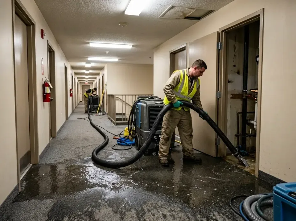 multi-unit-apartment-hallway-f-005 — frequently asked questions, Emergency Burst Pipe Water Extraction & Removal in Peoria H…